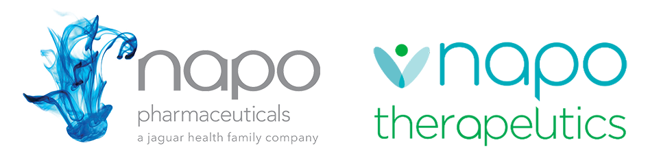napopharma_napothera_logos_886x203 Napo Pharmaceuticals & Napo Therapeutics Logos